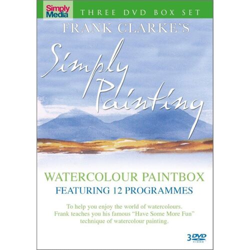 Frank Clarke Simply Painting - Watercolours Set Dvd - Apprendre L'aquarelle