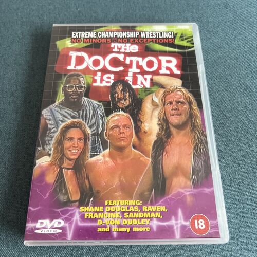 Ecw The Doctor Is In Original Uk Chris Jericho Rvd Wwe - Catch Dvd