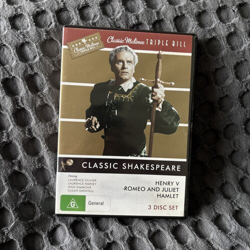 Classic Shakespeare: Henry V / Romeo And Juliet / Hamlet - Dvd
