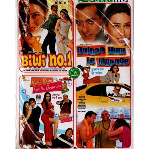 Dulhan Hum Le Jayenge - Biwi No.1 - Rama Rama Kya - Eagle Bollywood 3 In 1 Dvd