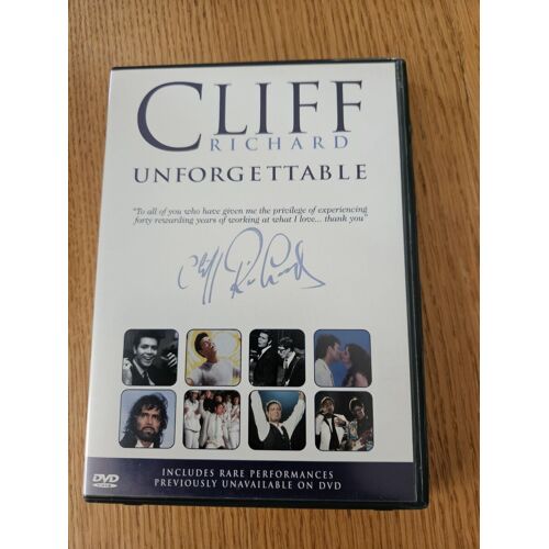 Dvd Cliff Richard: Unforgettable - Inclut Performances Rares