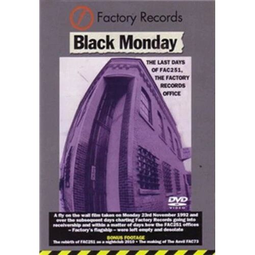 Black Monday: The Last Days Of Factory Records Dvd (2013) - Tony Wilson