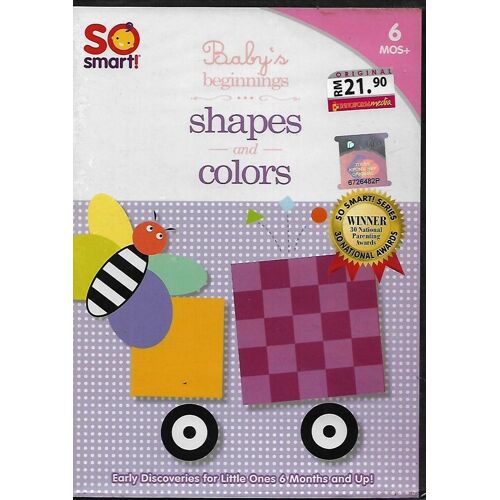 Dvd So Smart Baby's Beginnings: Shapes & Colors (Dès 6 Mois)
