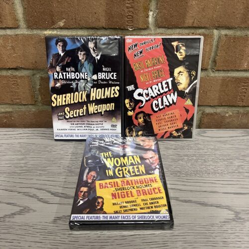 Sherlock Holmes - Basil Rathbone - Pack 3 Films Dvd