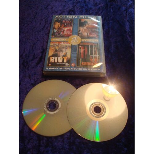 4 Grands Films D'action Dvd : Red Surf, Corrupt, Riot, Justice