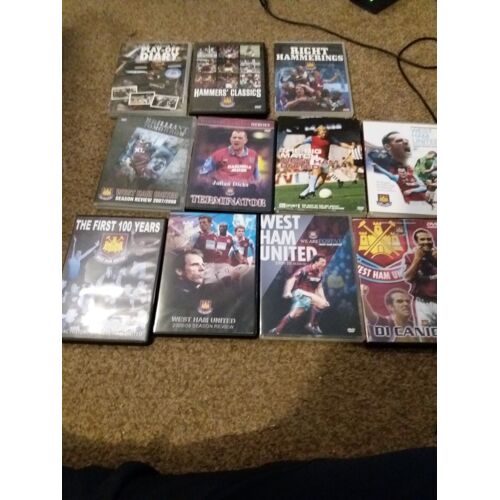 Lot De 11 Dvd West Ham United