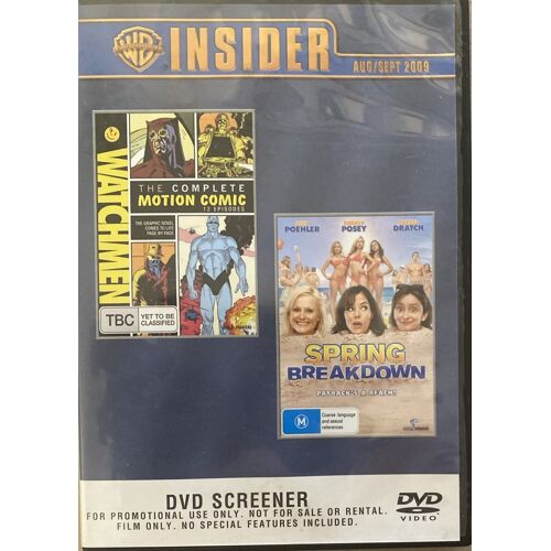 Wb Insider Aug:Sept 2090 Screener Promotional Watchmen Dvd