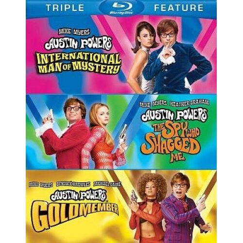 Austin Powers Triple Feature Dvd - International Man Of Mystery / The Spy Who Shagged Me / Goldmember