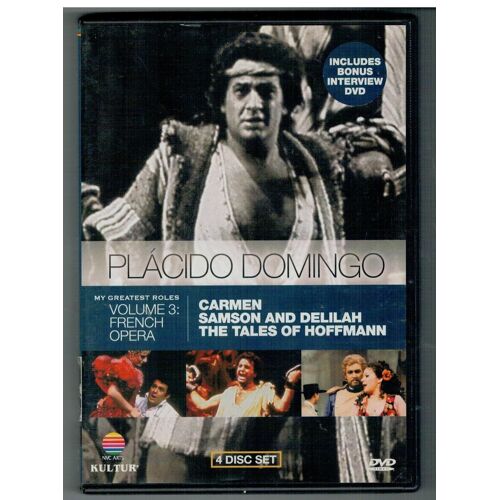 Placido Domingo Volume 3 Opéra: Carmen, Samson Et Dalila, Hoffmann - Dvd