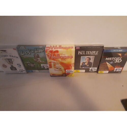 Lot De 5 Coffrets Dvd Sous Blister