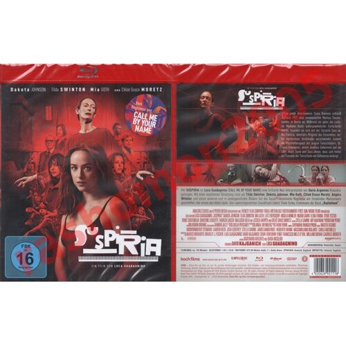 Suspiria (2018) Avec Dakota Johnson, Tilda Swinton - Blu-Ray (Région B/2)