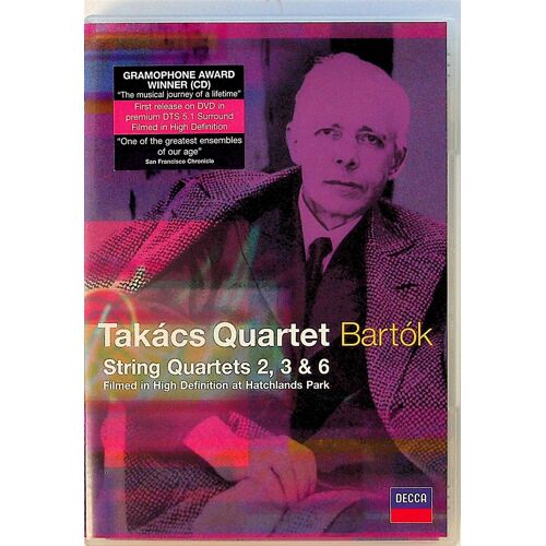 Bartok: String Quartets 2, 3 & 6 - Takacs Quartet - Decca Dvd