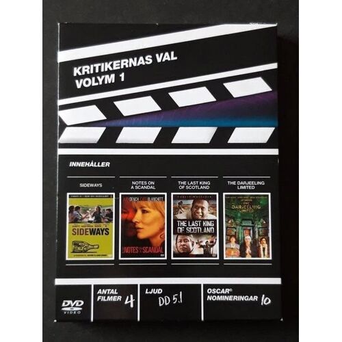 Sideways / Notes On A Scandal - Coffret 4 Films Dvd, Import Suédois, Région 2