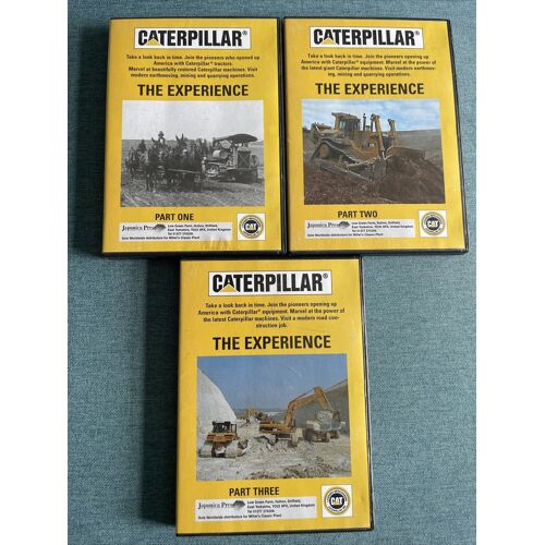 Caterpillar The Experience - 3 Set Parts 1, 2 Et 3. Millard Dvd