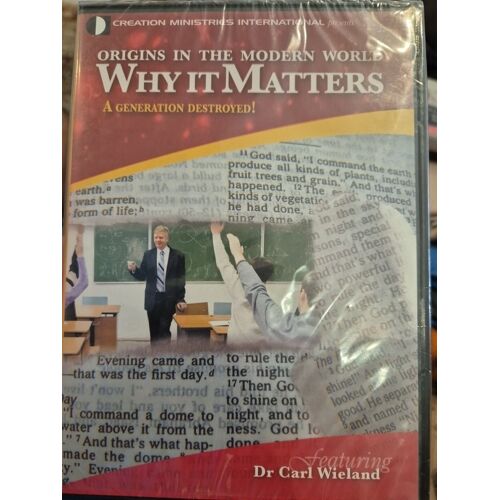 Dvd Origins In The Modern World Why It Matters - Documentaire Chrétien