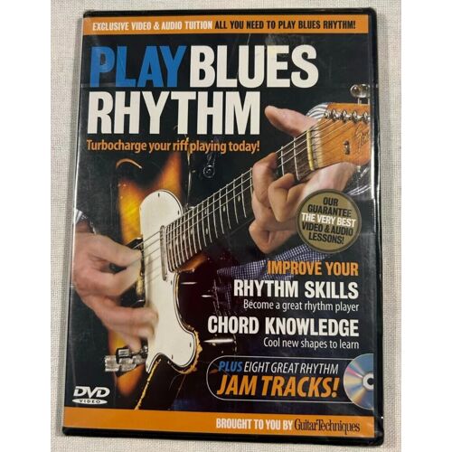 Dvd Play Blues Rhythm - Guitar Tuition - Cours De Guitare Blues