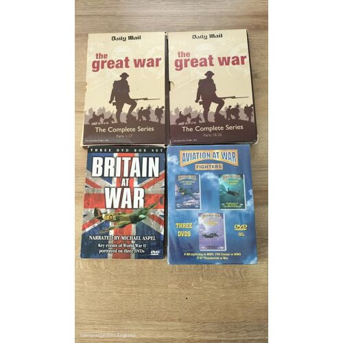 Lot De 4 Coffrets Dvd Guerres Mondiales : Première Et Seconde Guerre Mondiale
