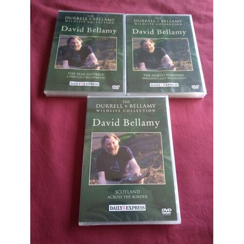 3x David Bellamy Peak District / Scotland / North Pennines - Dvd