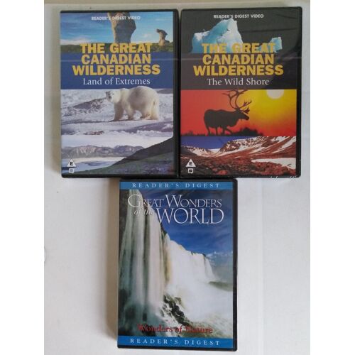 Reader's Digest X3 Wonders Of Nature/The Wild Shore/Land Of Extremes Dvd