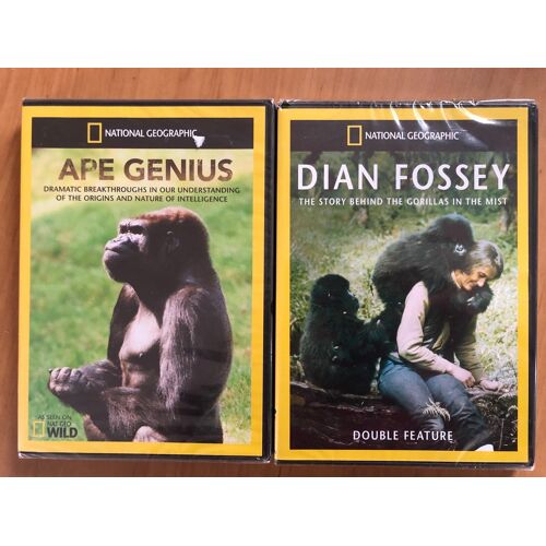 National Geographic Ape Genius + Dian Fossey Dvds