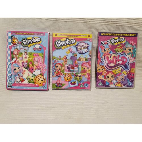 Shopkins Dvds X 3 - Coffret 3 Dessins Animés Avec Dvd Exclusif