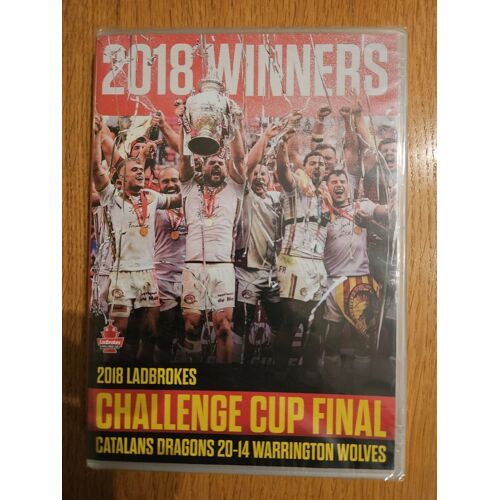 Challenge Cup Final Catalans Dragons Vs Warrington Wolves Rugby Dvd (2018)