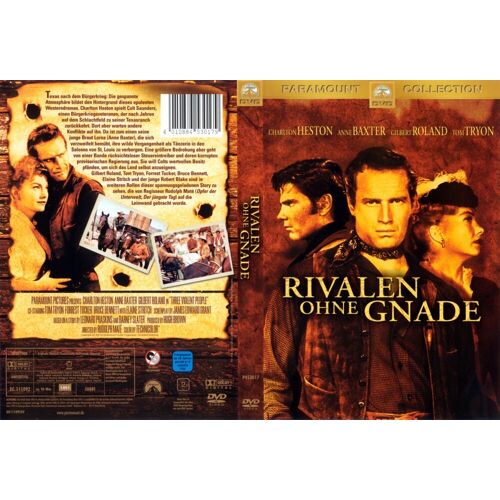 Three Violent People (1956) Dvd - Charlton Heston, Western Dramatique
