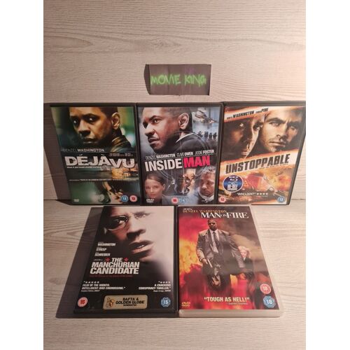 Coffret Dvd Denzel Washington Bundle (X5) - Unstoppable, Deja Vu, Inside