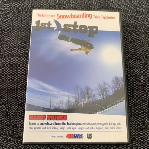 411vm 1st Step Snowboarding Basic Tricks Beginners Tip Series Ollie Etc Dvd