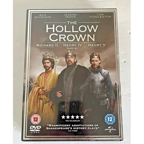 The Hollow Crown - Richard Ii, Henry Iv, V - Coffret 4 Dvd Bbc - Région 2