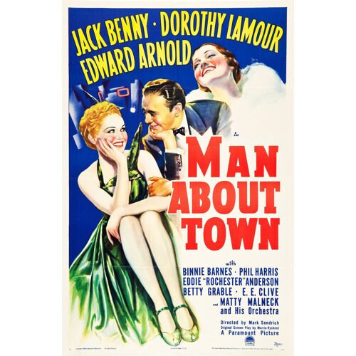 Man About Town (1939) Avec Jack Benny, Réalisé Par Sandrich - Dvd