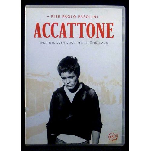 Accattone - Pier Paolo Pasolini - Dvd