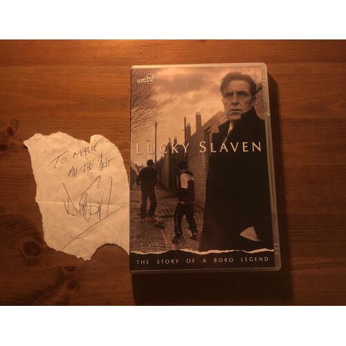 Bernie Slaven - Lucky Slaven With Signed Autograph - Boro - Teeside Dvd