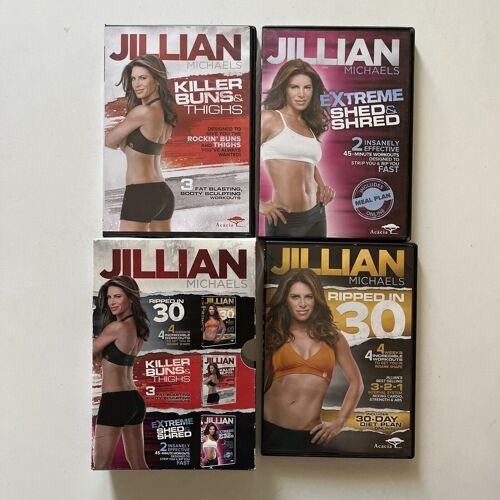Jillian Michaels - Killer Buns / Extreme Shred / Ripped In 30 Days - Dvd Fitness