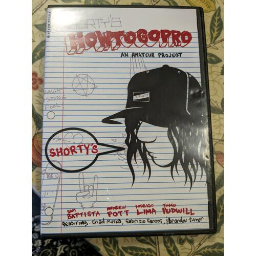 Shorty's Howtogopro - Skateboarding Dvd