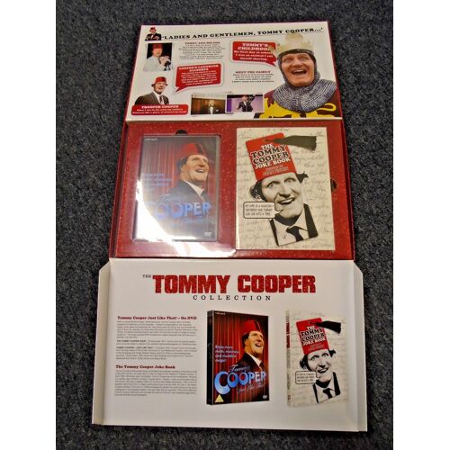 The Tommy Cooper Collection (Just Like That) & Joke Book Set Dvd