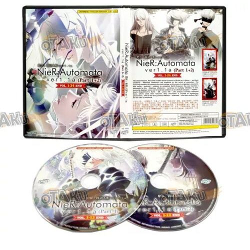 Nier : Automata Ver1.1a (Partie 1+2) - Tv Dvd (Épisodes 1-24) - Doublé Anglais - Zone 2