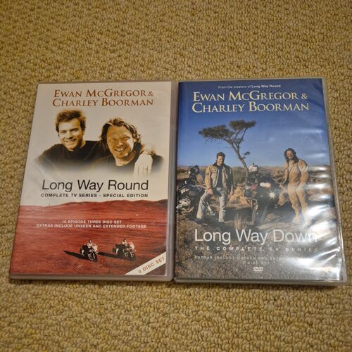 Long Way Round & Down - Coffret 5 Dvd - Série Tv Complète Ewan Mcgregor