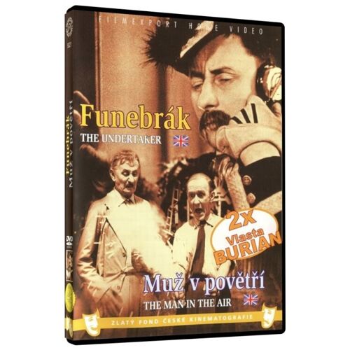 Vlasta Burian: Funebrak + Muz V Povetri (Man In Air) - 2 Dvd Sous-Titrés Anglais