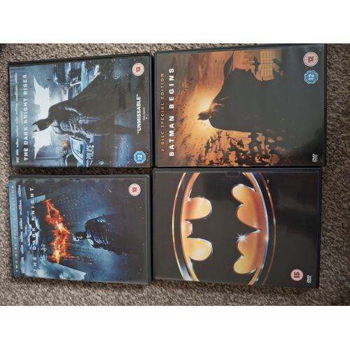 4 Batman Dvds Begins - Dvd