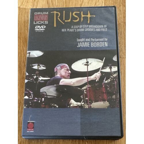 Rush Legendary Licks For Drums - Neil Peart - Méthode Dvd