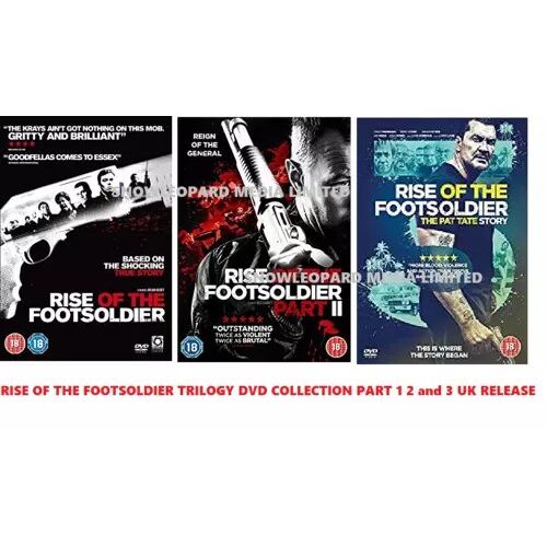 Rise Of The Footsoldier 1-3 (Dvd Trilogie) - Films 1, 2 Et 3 Region 2