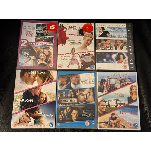Marigold Hotel, Titanic, Dear John, Miss Congeniality, Crazy Stupid Love - Coffret Dvd