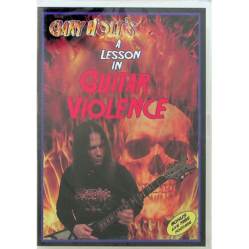 Dvd Gary Holt - A Lesson In Guitar Violence Exodus/Slayer/Thrash/Metal