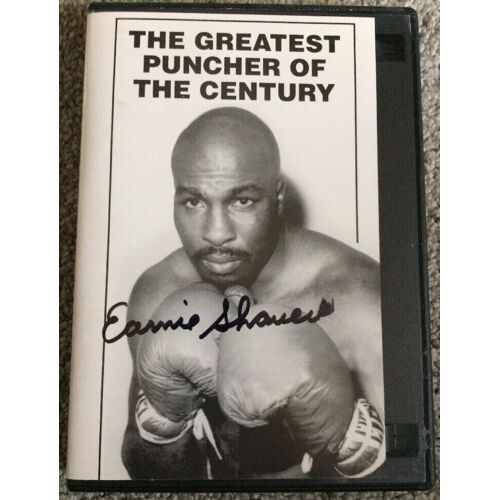 Earnie Shavers - The Greatest Puncher Of The Century - Dvd Autographié