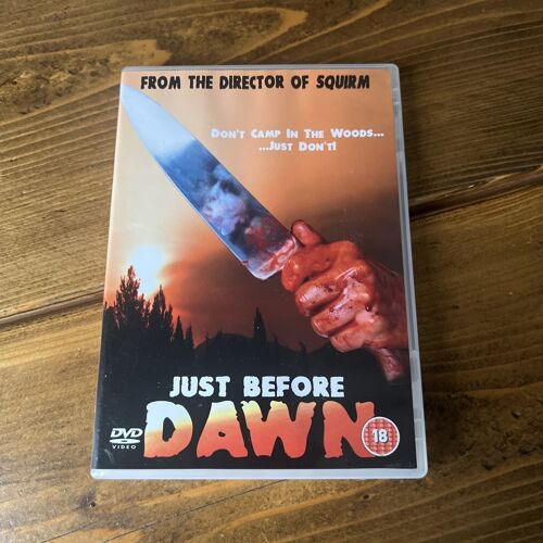 Dvd Just Before Dawn - Rare Oop Horror 18