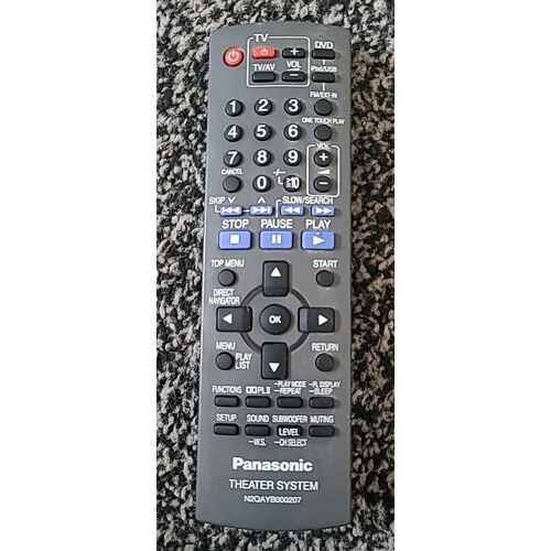 Télécommande D'origine Panasonic N2qayb000207 Pour Home Cinéma Dvd