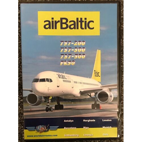 Airbaltic 757-200 737-300 737-500 Fk 50 Dvd