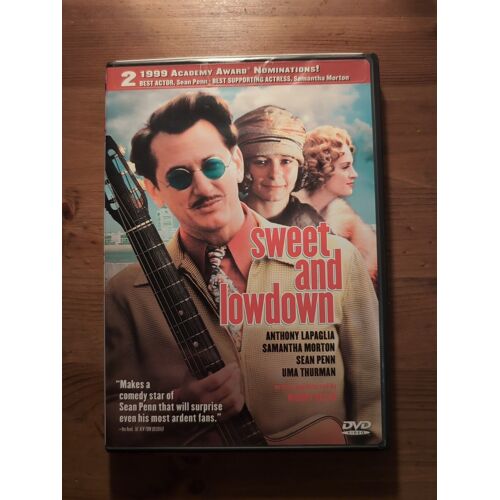 Sweet And Lowdown Dvd (1999) - Sean Penn, Woody Allen