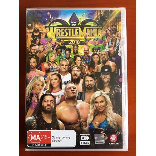 Wwe Wrestlemania (3 X Set) Aust - Dvd (2018)